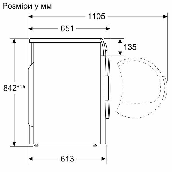 Сушильная машина Bosch WQB245B0UA-rv фото