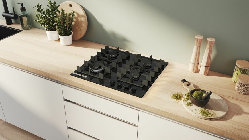 Газова варильна поверхня Bosch PNK6B6P41R фото