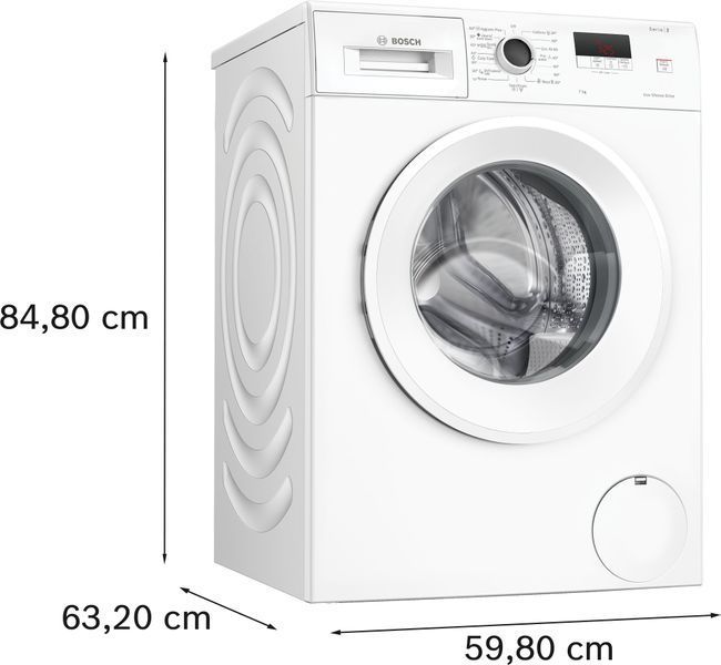 Пральна машина Bosch WGE02200BY фото