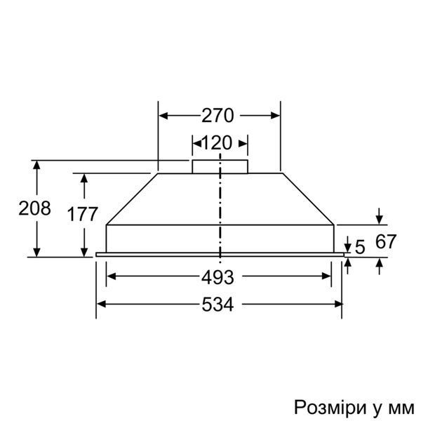 Витяжка Bosch DLN53AA70 фото