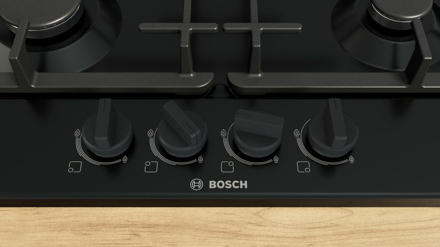 Газова варильна поверхня Bosch PGP6B6K90R фото