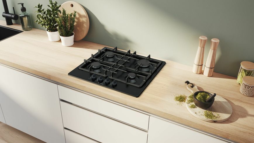 Газова варильна поверхня Bosch PGP6B6K90R фото